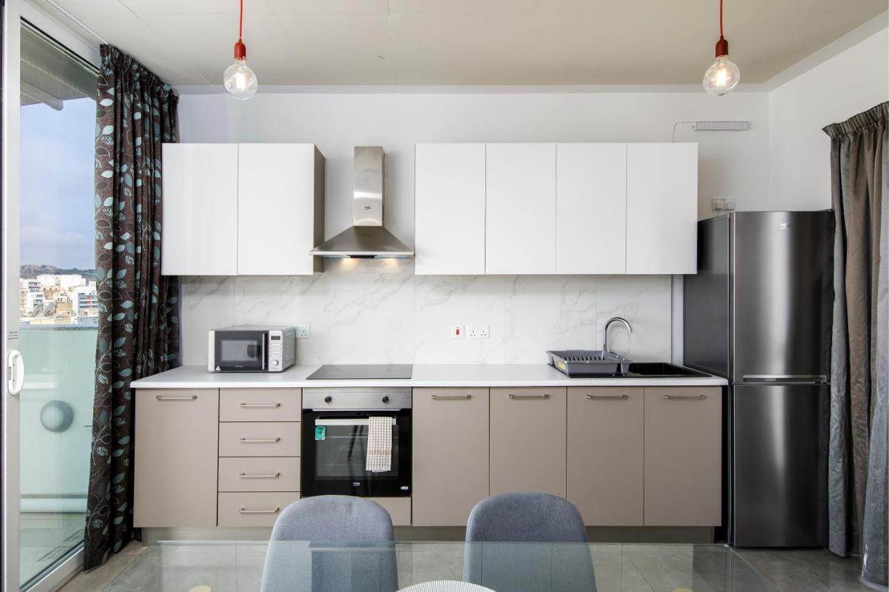 Hilltop Apartments - Stylish Comfort Living Close To The Sea, Bugibba St. Paul's Bay Esterno foto