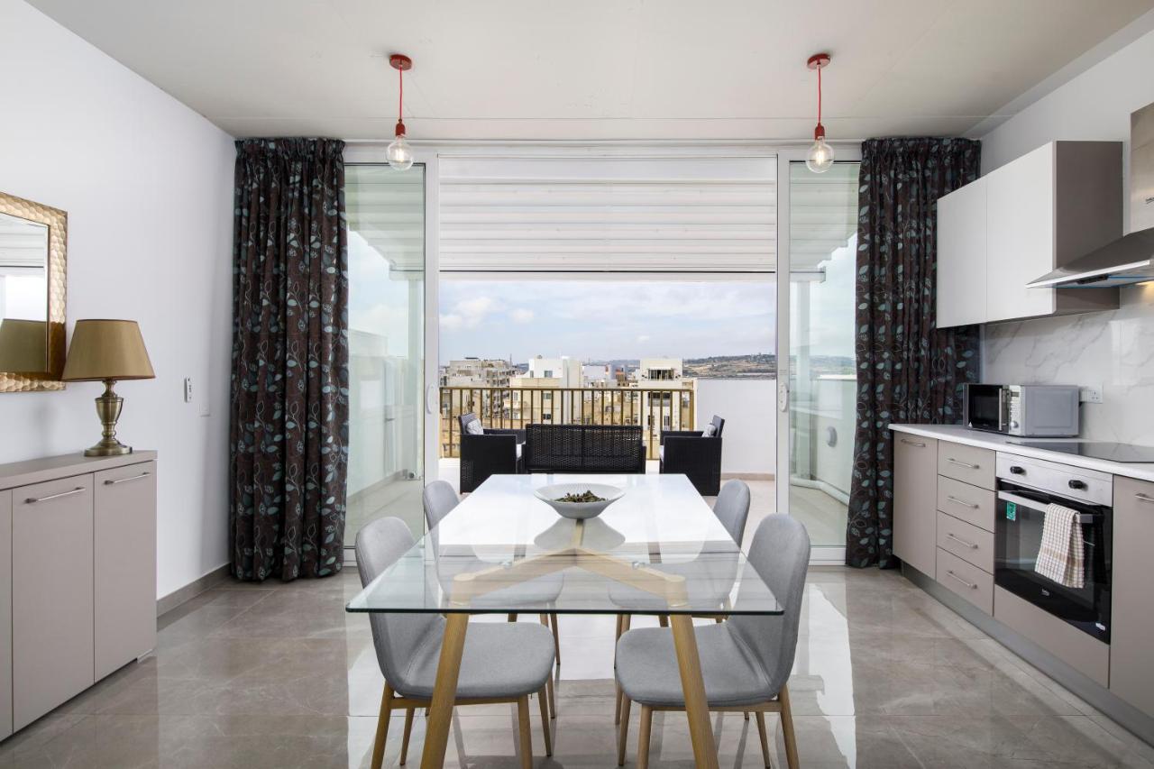 Hilltop Apartments - Stylish Comfort Living Close To The Sea, Bugibba St. Paul's Bay Esterno foto